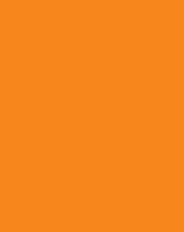 All Orange without Label Notebook - College Ruled - Light Gray Lines - 8.5 x 11 inches - 100 pages front cover